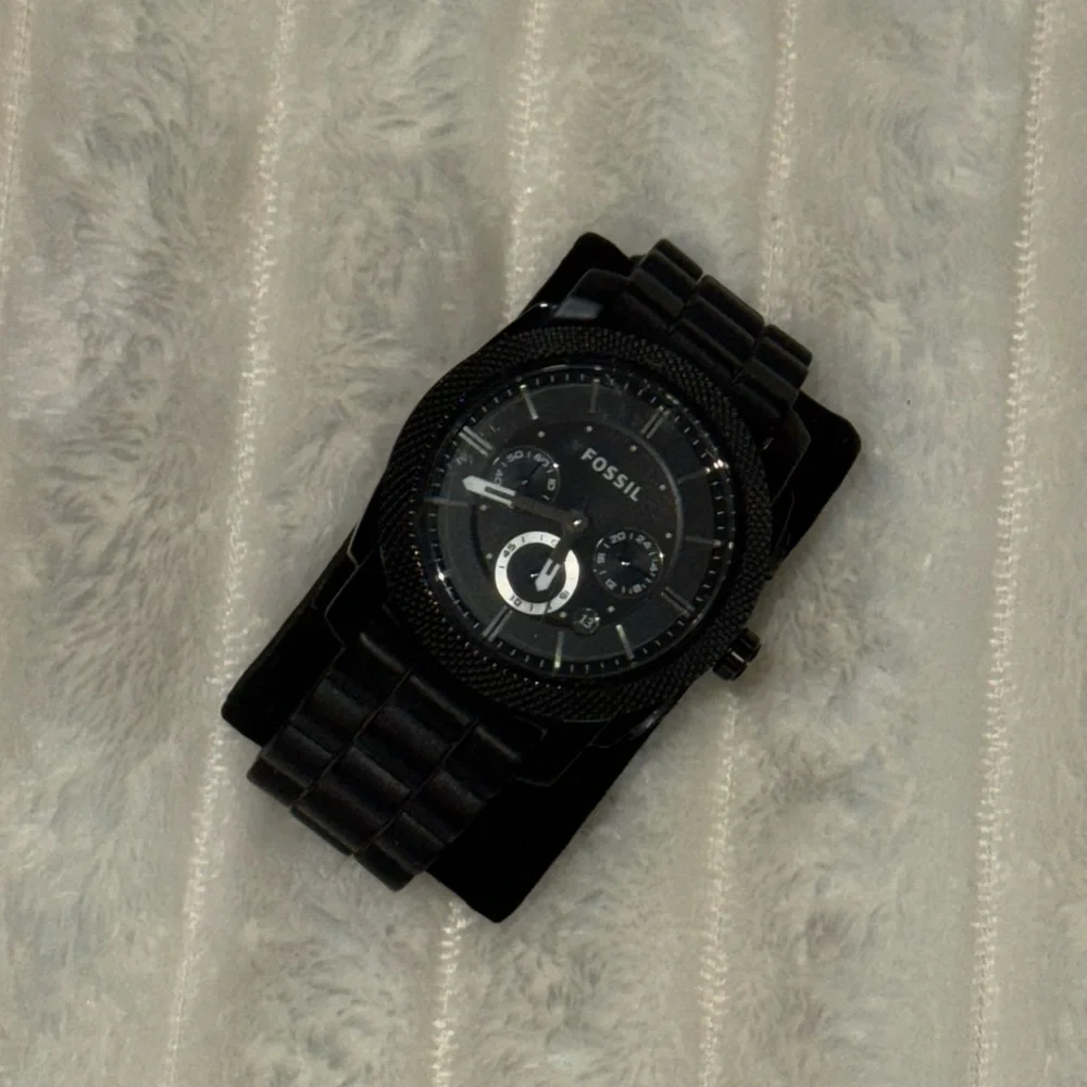 Fossil Black Chronograph Watch